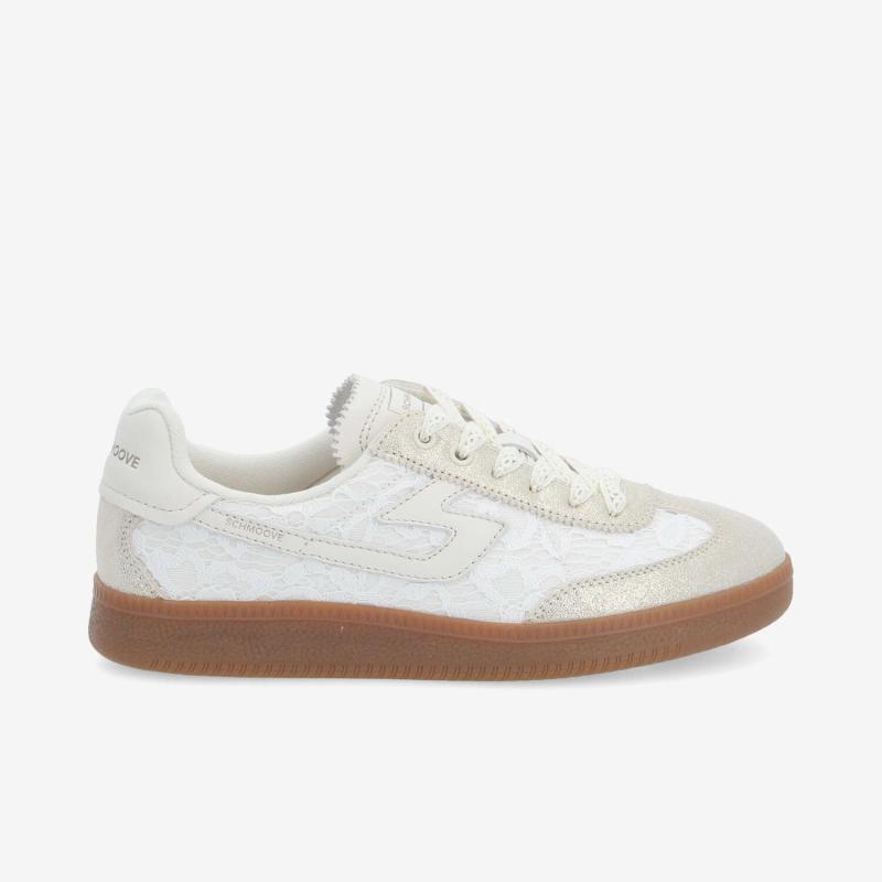 SHEFFIELD JOGGER W - LACE/CRYSTAL/NA - WHITE/GOLD/BEIGE